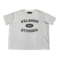 "Black/White Varsity Tee"