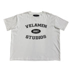 "Black/White Varsity Tee"